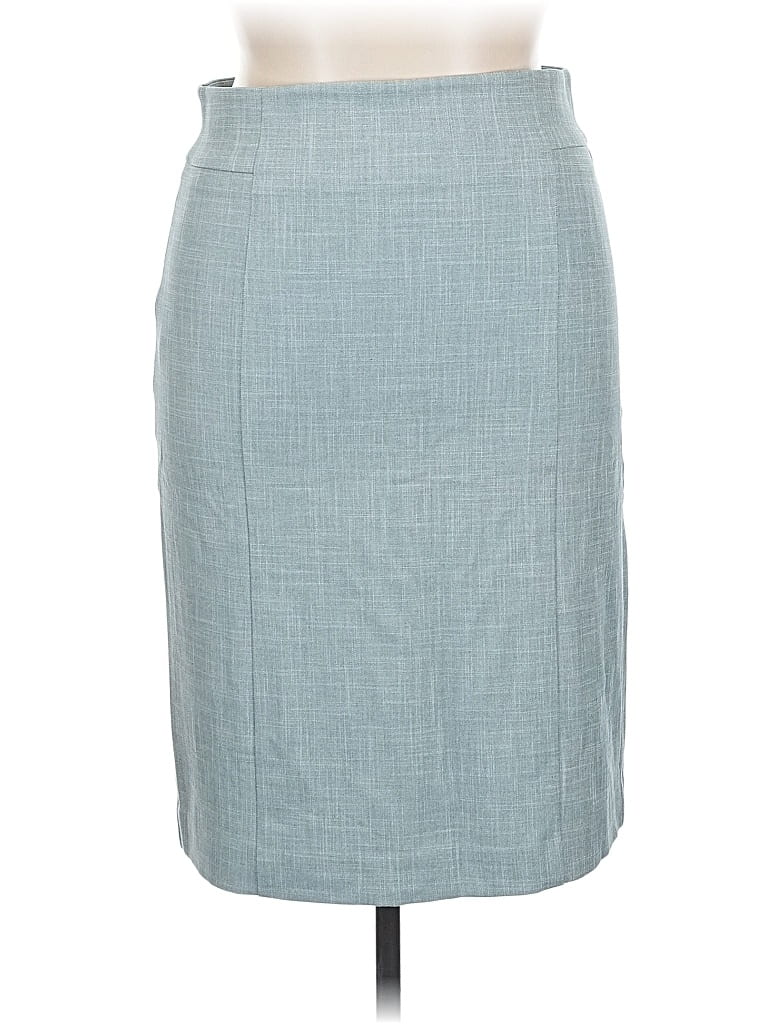 Pre-owned Ann Taylor Formal Skirt In Blue