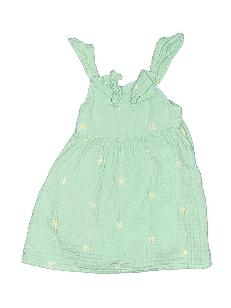 Pre-owned Cat & Jack Kids' Dress In Green