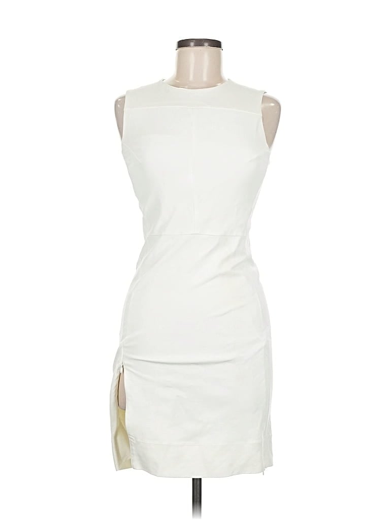 Pre-owned Diane Von Furstenberg Cocktail Dress In White