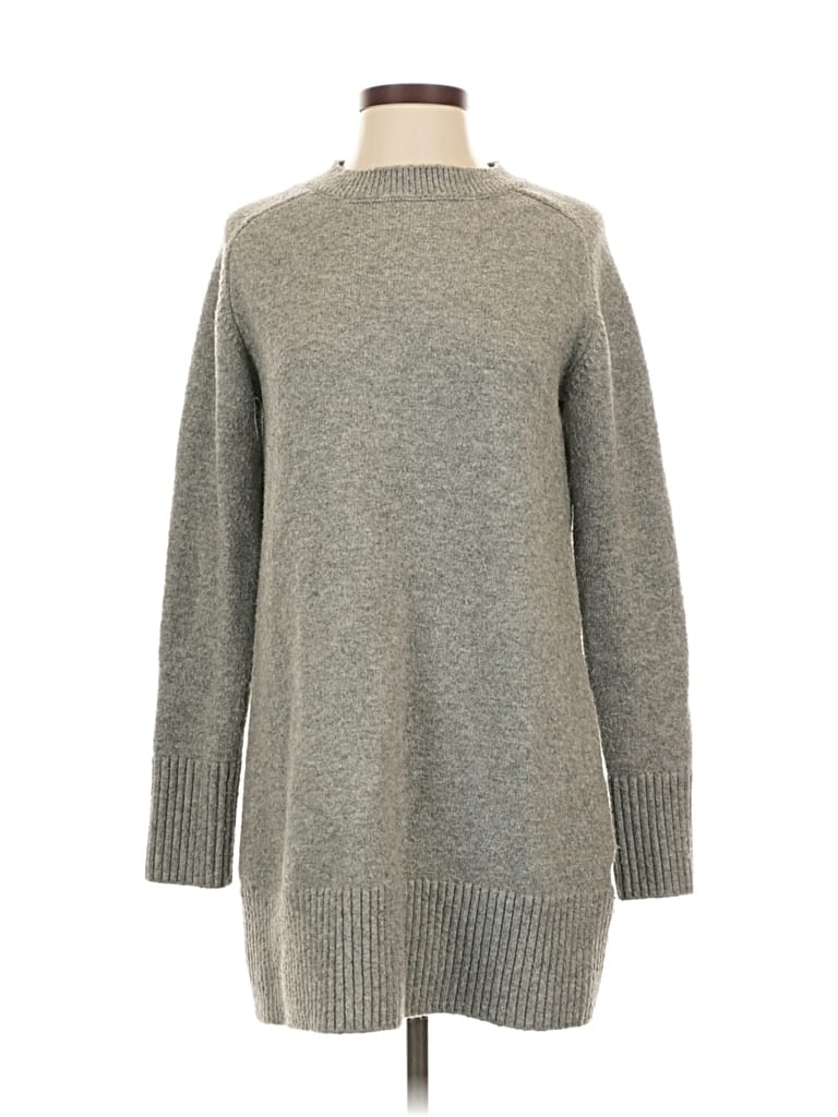 Pre-owned Zara Pullover Sweater In Gray