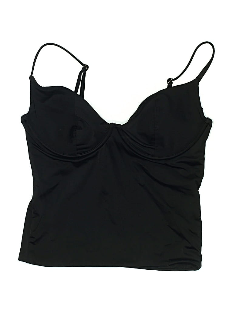 Pre-owned Andie Swimsuit Top Black Swimwear