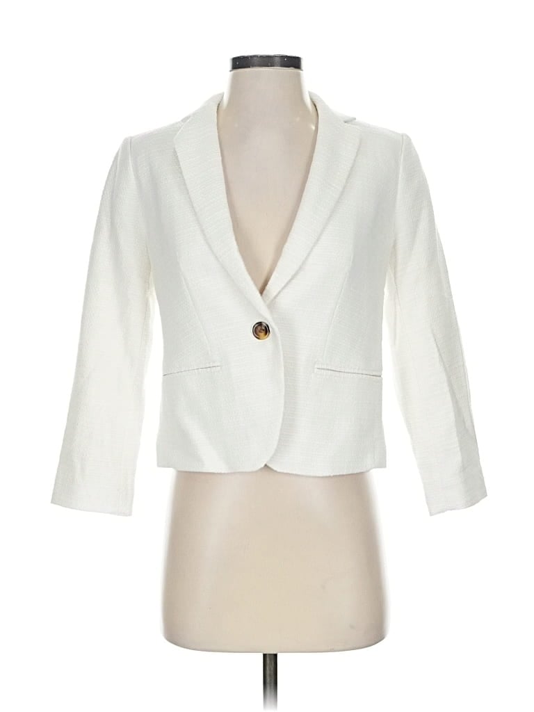 Ann Taylor Blazer Jacket In White
