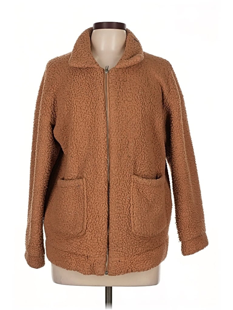 Pre-owned Unbranded Coat In Brown