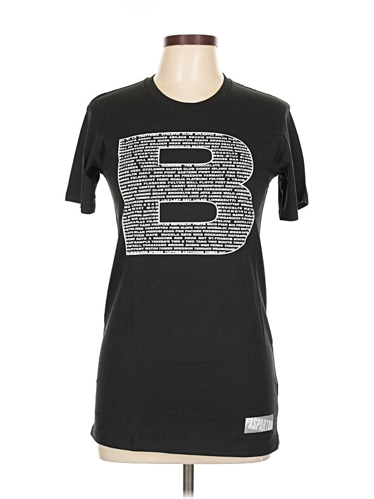 Pre-owned Alternative Short Sleeve T-shirt In Black