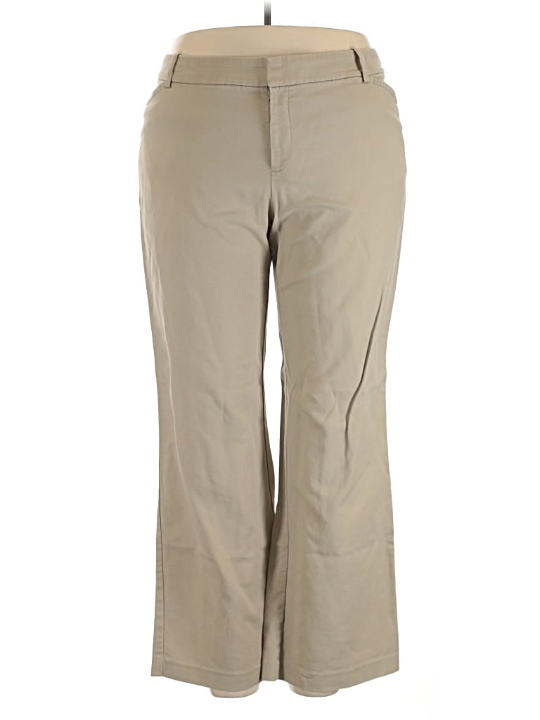 Pre-owned Merona Khaki Pant In Brown