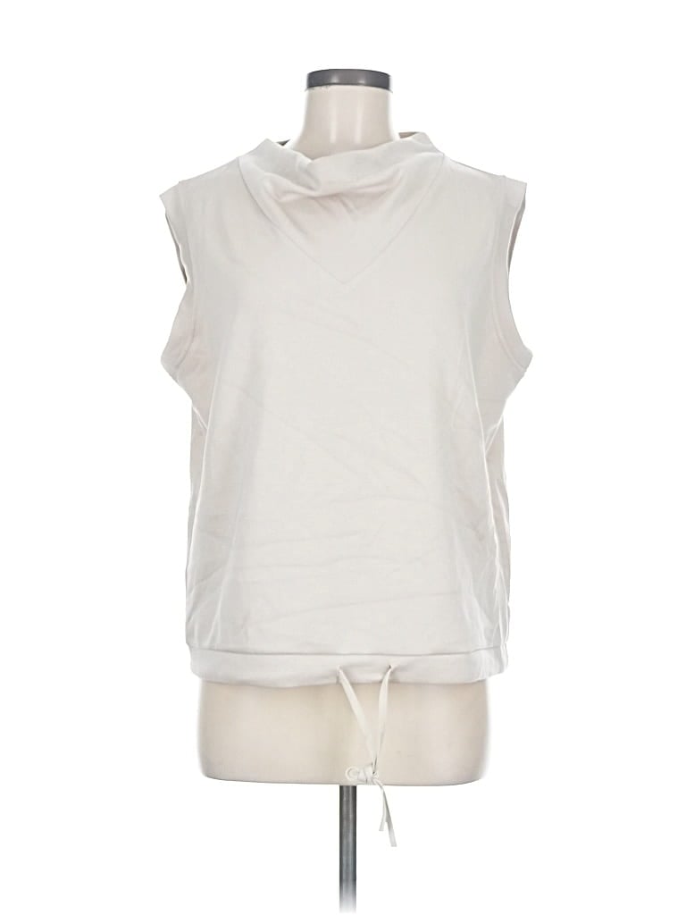 Pre-owned Assorted Brands Sleeveless Blouse In White