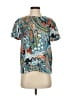 J.Crew Teal Short Sleeve Blouse Size 0 - photo 1