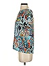J.Crew Teal Short Sleeve Blouse Size 0 - photo 5