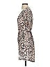 H&M 100% Polyester Animal Print Tan Casual Dress Size XS - photo 5