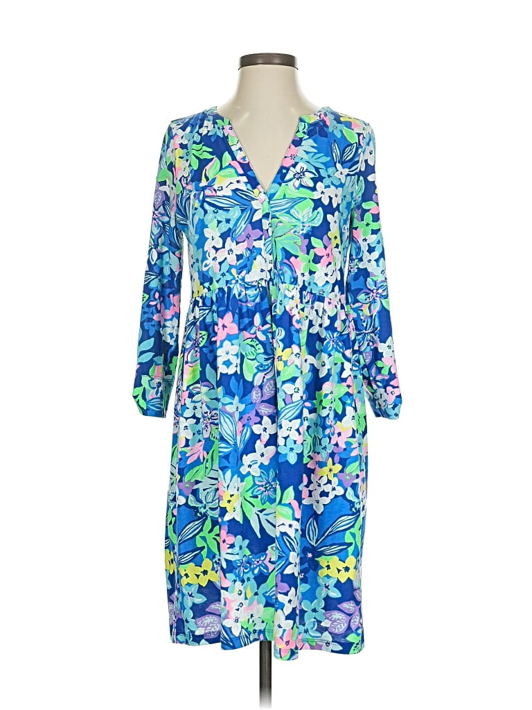 Pre-owned Lilly Pulitzer Casual Dress In Blue