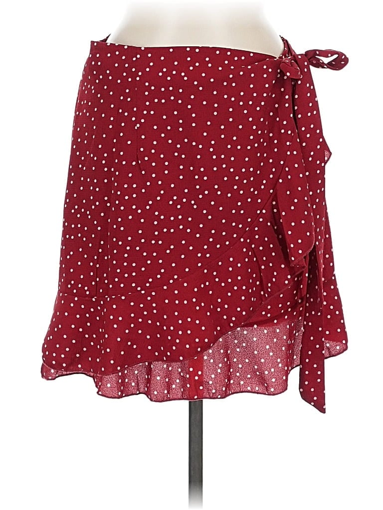 Pre-owned Unbranded Casual Skirt In Red