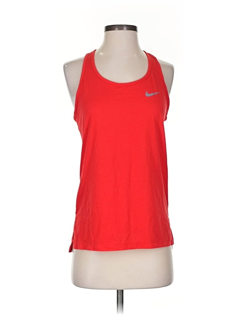 Pre-owned Nike Active Tank Top In Red