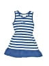 Garb 100% Cotton Stripes Blue Dress Size 4T - photo 1