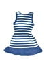 Garb 100% Cotton Stripes Blue Dress Size 4T - photo 2