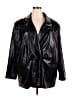 Barneys New York 100% Polyester Black Coat Size 4X - photo 1