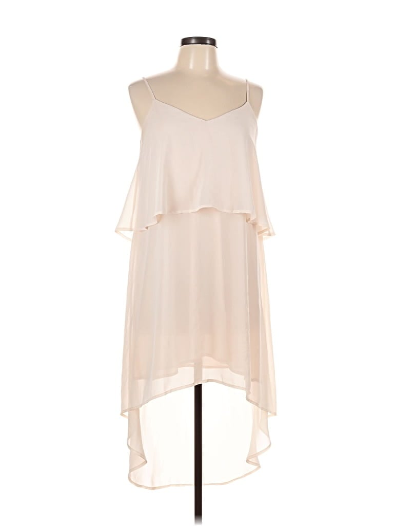 Pre-owned Bar Iii Casual Dress In White