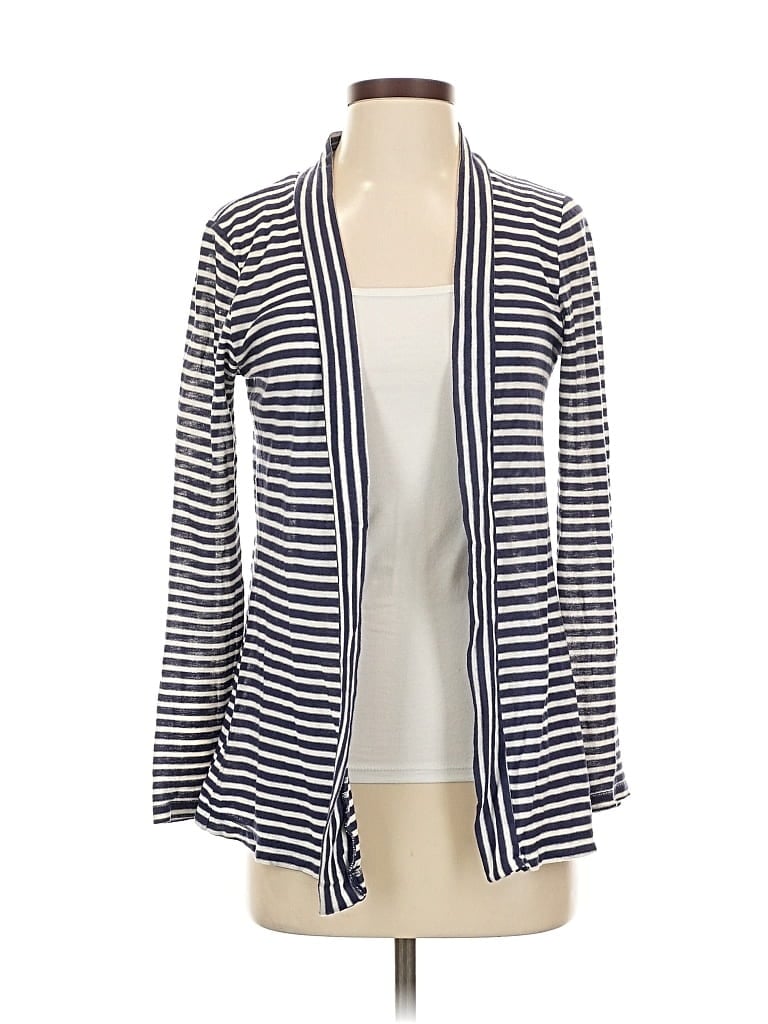 Pre-owned J.crew Factory Store Cardigan Sweater In Blue