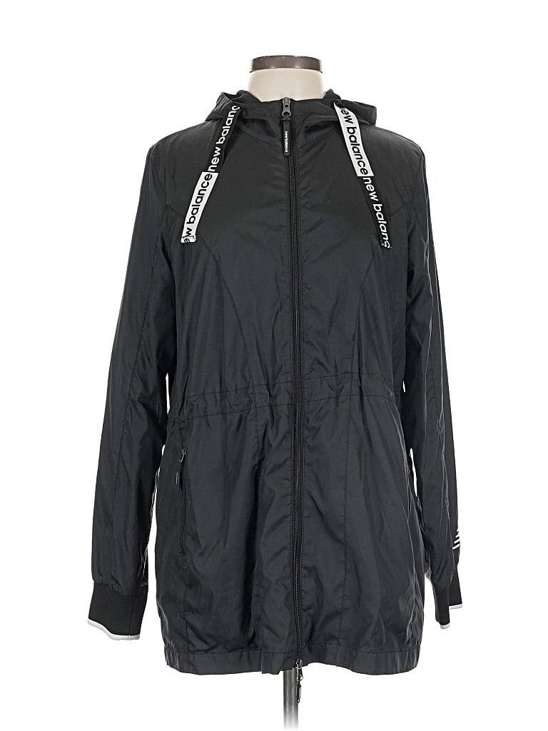 Pre-owned New Balance Raincoat In Black