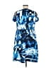 Forever Audrey Tie-dye Blue Casual Dress Size 16 - photo 2