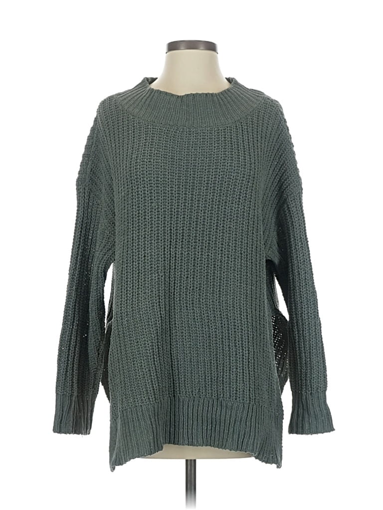 Pre-owned Aerie Pullover Sweater In Green