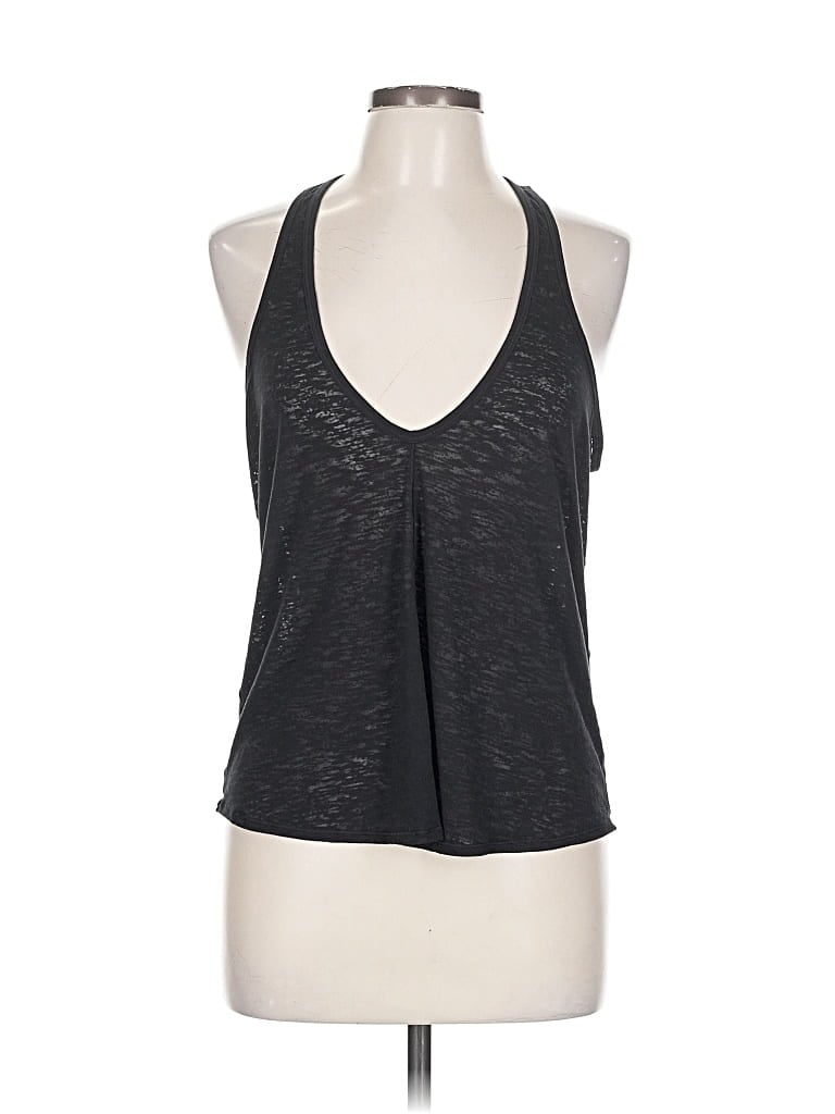 Pre-owned Lululemon Athletica Tank Top Black Halter Neckline Tops