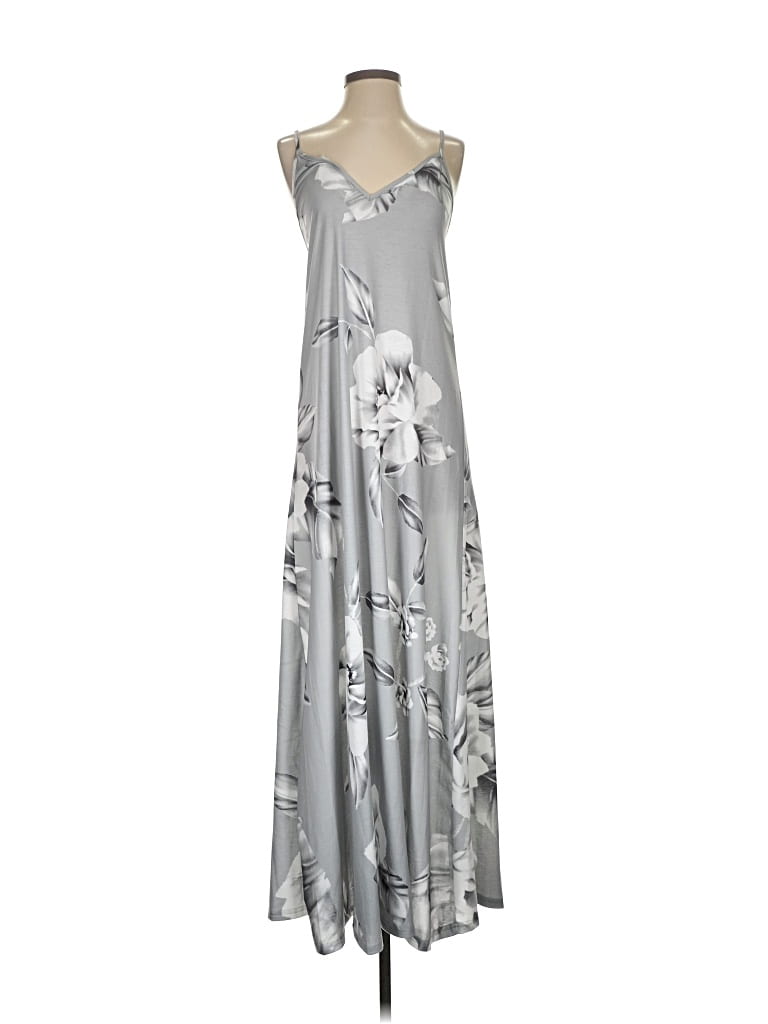 Pre-owned Misslook Casual Dress In Gray