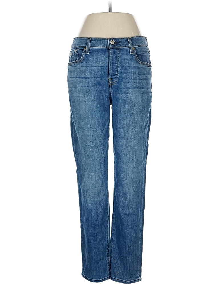 Pre-owned 7 For All Mankind Jeans In Blue
