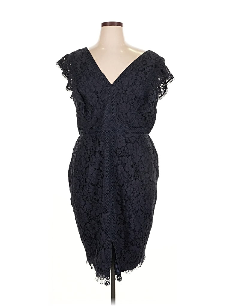 Pre-owned City Chic Cocktail Dress In Black