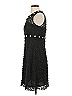 Taylor 100% Polyester Stars Black Cocktail Dress Size 4 - photo 5