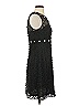 Taylor 100% Polyester Stars Black Cocktail Dress Size 4 - photo 4