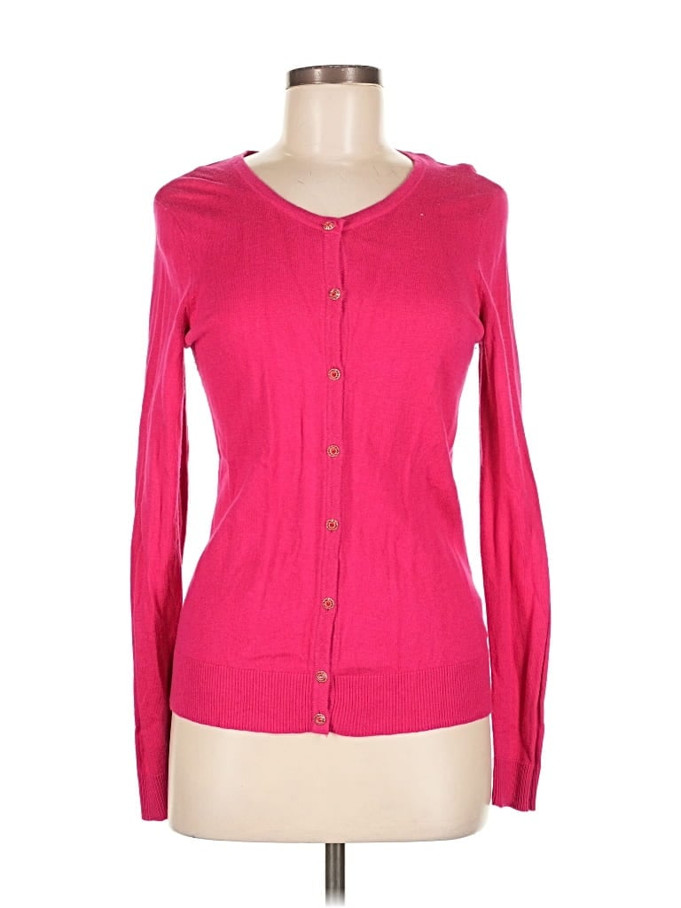 Pre-owned 7th Avenue Design Studio New York & Company Long Sleeve Top Pink Sweetheart Neckline Tops