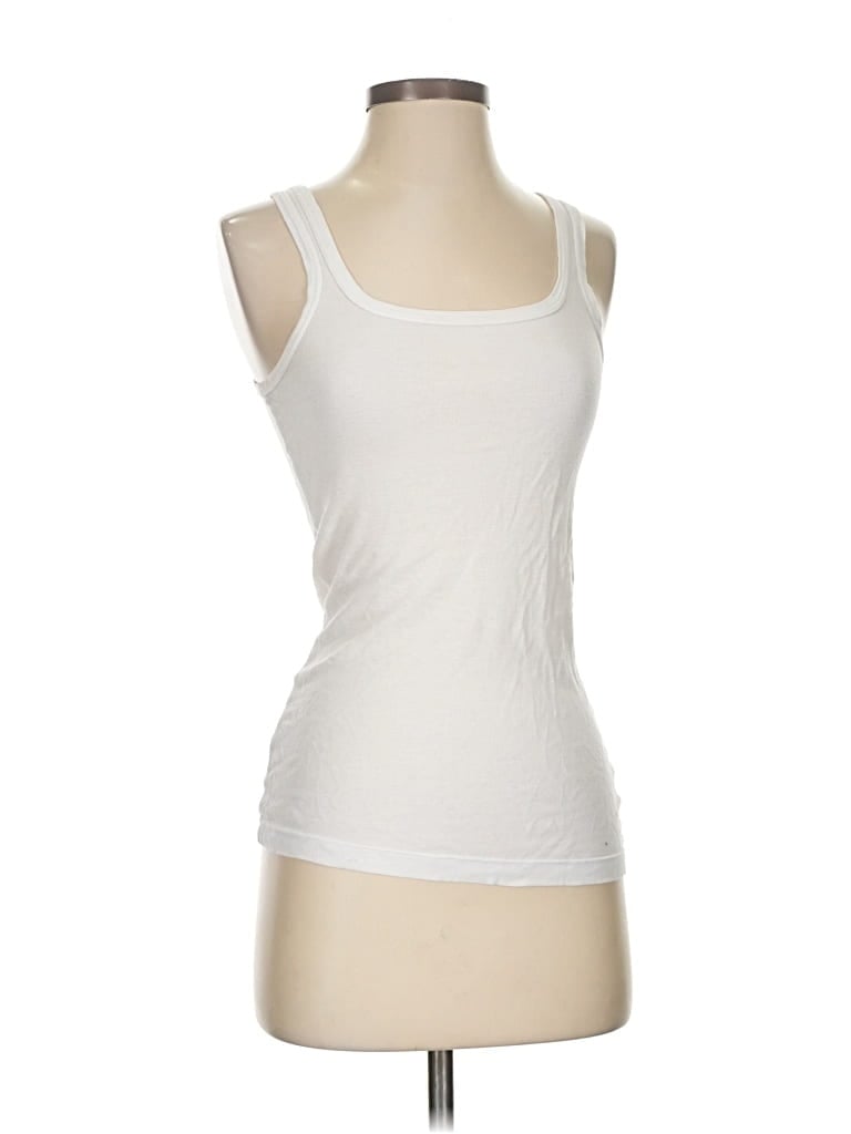 Pre-owned Splendid Tank Top White Strapless Neckline Tops