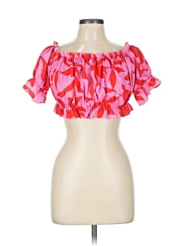 Shein Curve Short Sleeve Blouse