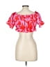 Shein Curve Pink Short Sleeve Blouse Size 12 Plus (0) - photo 2