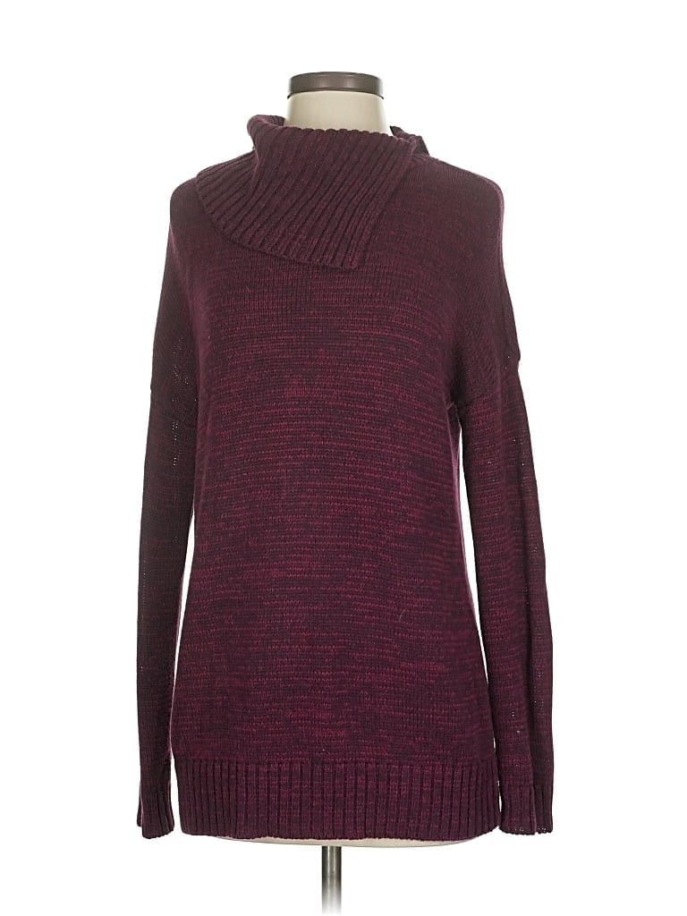 Pre-owned Matty M Turtleneck Sweater In Burgundy