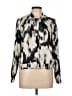 H&M 100% Polyester Print Ivory Jacket Size 10 - photo 1
