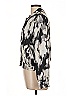 H&M 100% Polyester Print Ivory Jacket Size 10 - photo 5