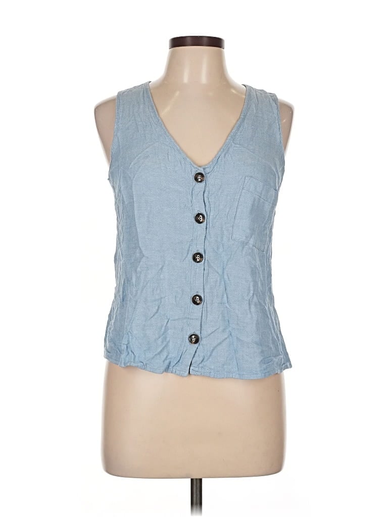 Pre-owned Rewind Sleeveless Blouse In Blue
