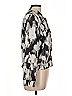 H&M 100% Polyester Print Ivory Jacket Size 10 - photo 4