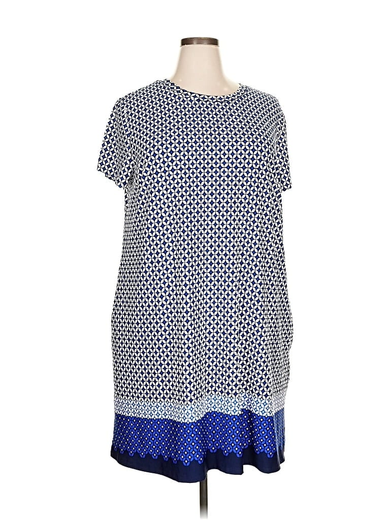 Pre-owned Apt. 9 Casual Dress In Blue