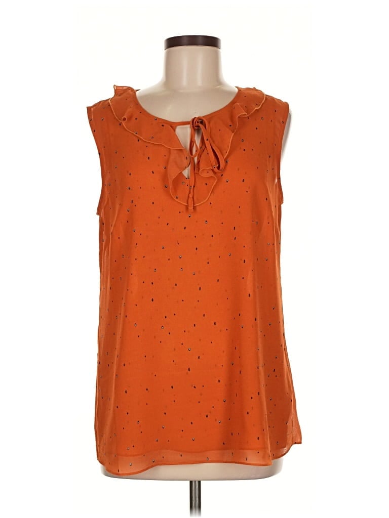 Pre-owned Cabi Sleeveless T-shirt In Orange