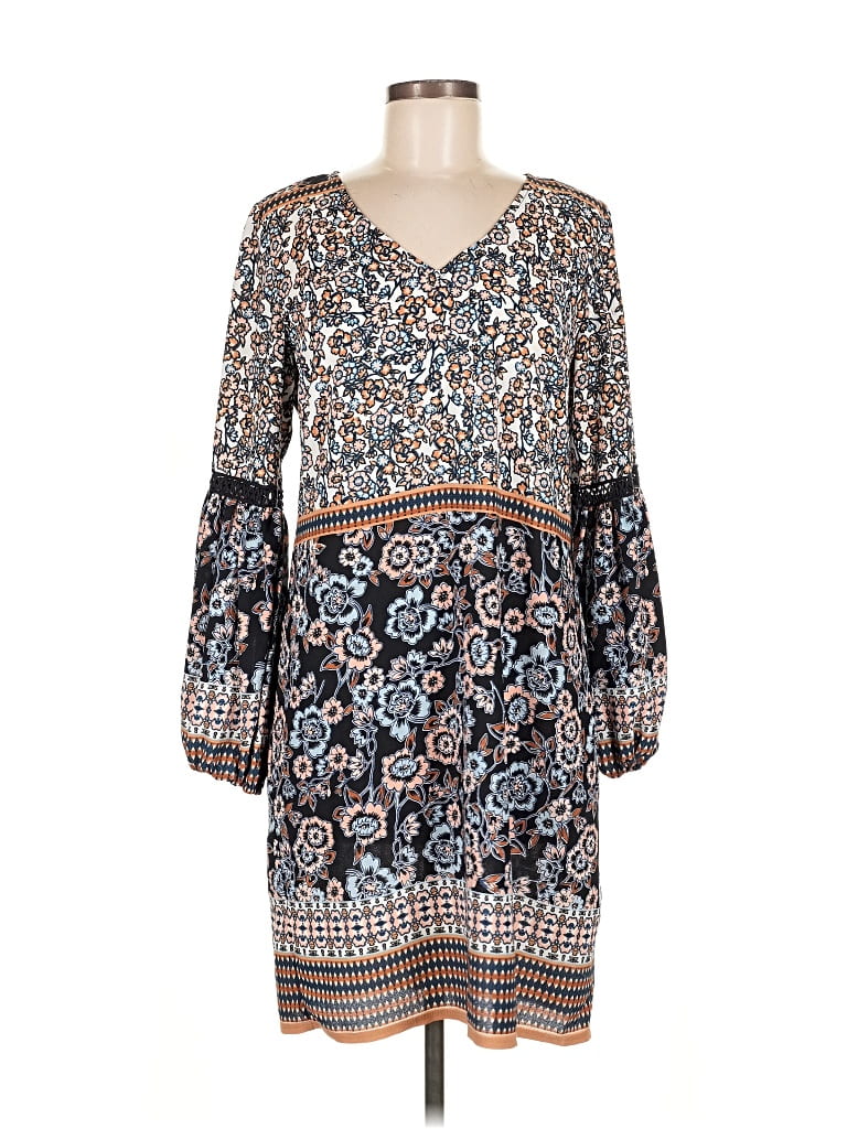 Pre-owned Msk Casual Dress In Blue