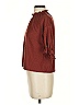 TeXTURE & THREAD Madewell Burgundy 3/4 Sleeve Blouse Size XXS - photo 5