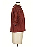 TeXTURE & THREAD Madewell Burgundy 3/4 Sleeve Blouse Size XXS - photo 4