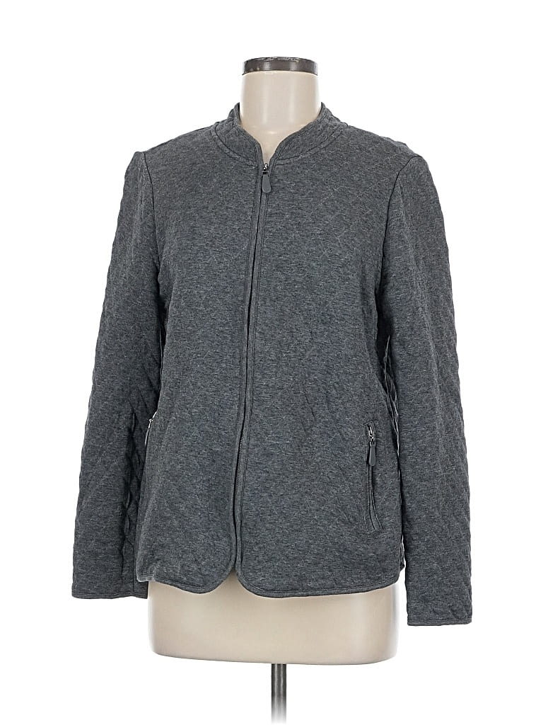 Pre-owned Talbots Jacket In Gray