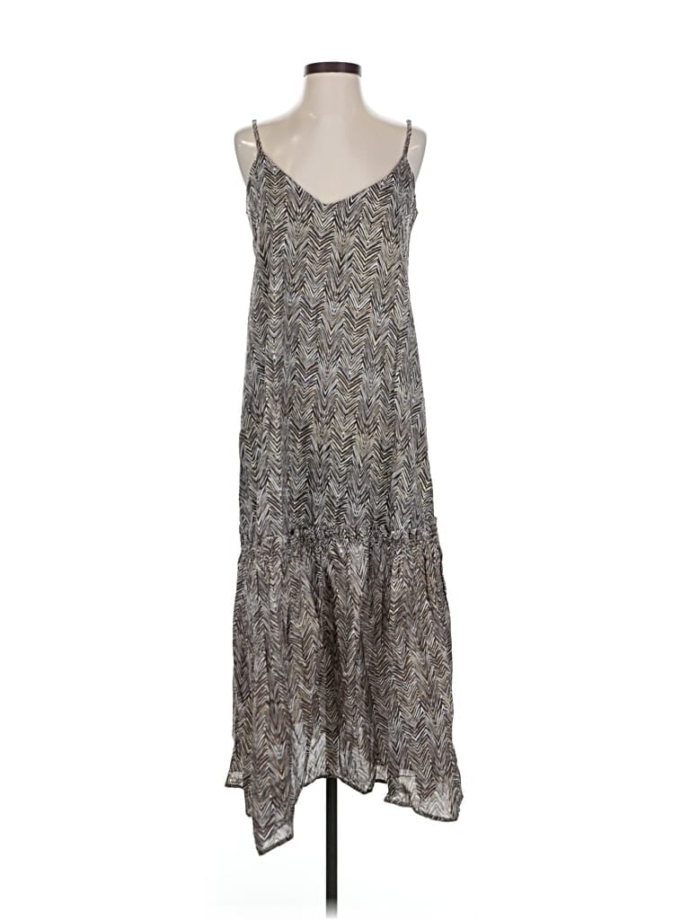 Pre-owned Jude Connally Casual Dress In Silver