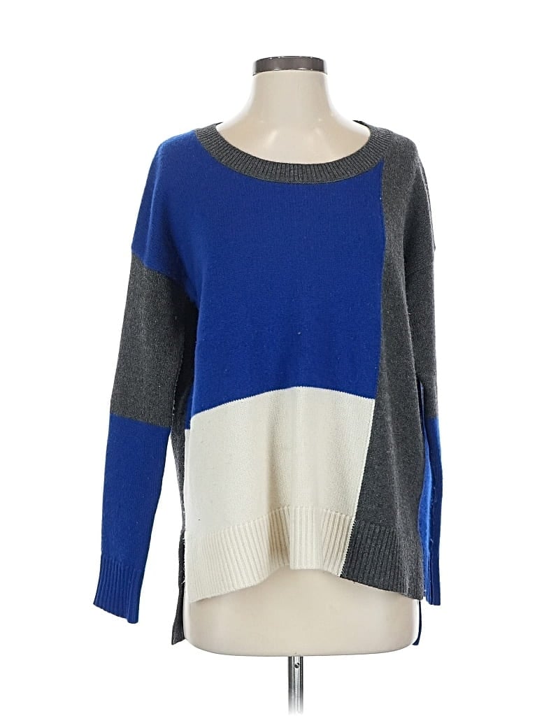 Pre-owned Derek Lam 10 Crosby Cashmere Pullover Sweater In Blue