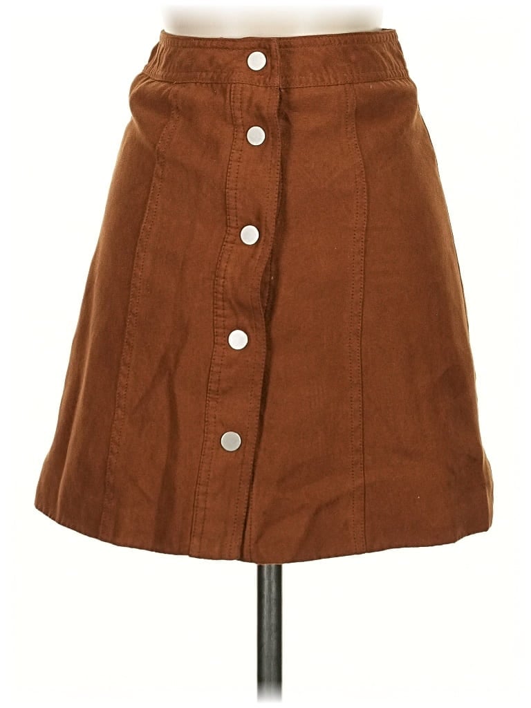 Pre-owned Divided By H&m Casual Skirt In Brown