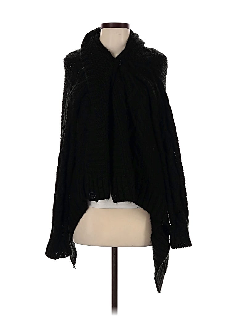 Pre-owned Ruff Hewn Cardigan Sweater In Black