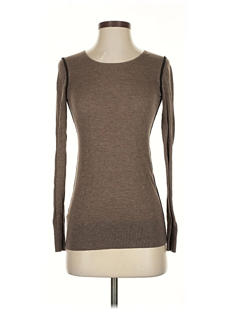 Pre-owned Ann Taylor Loft Pullover Sweater In Brown